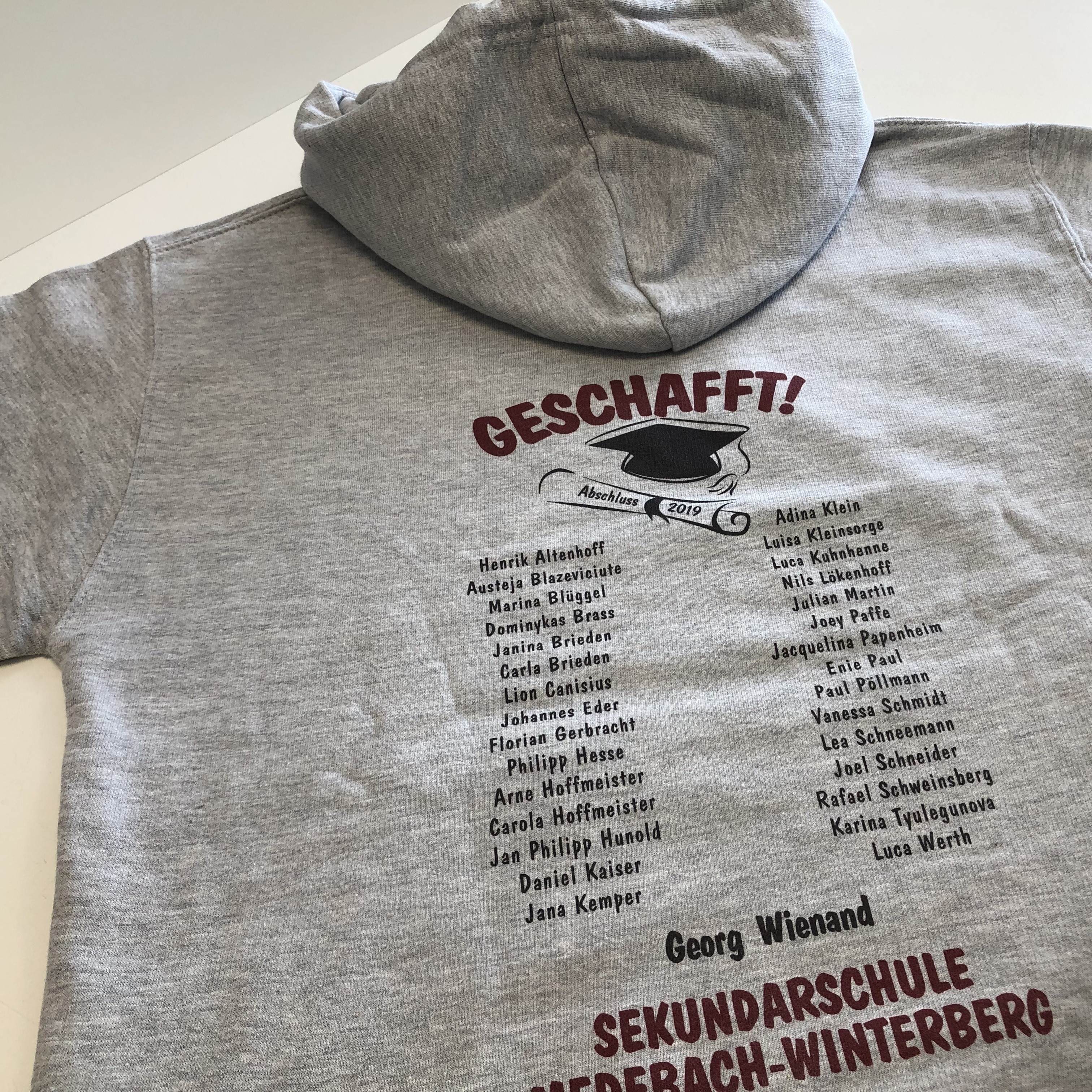 Abschlusshirts bedrucken in Winterberg | PEISMEDIA